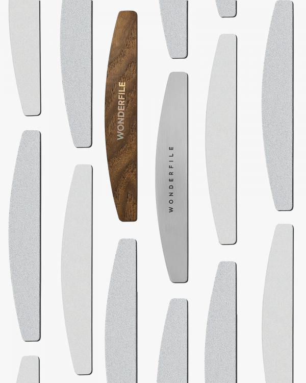 Wonderfile the metal / wooden base 162x24mm