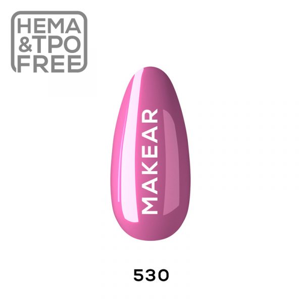 Makear gel polish 530 on tip