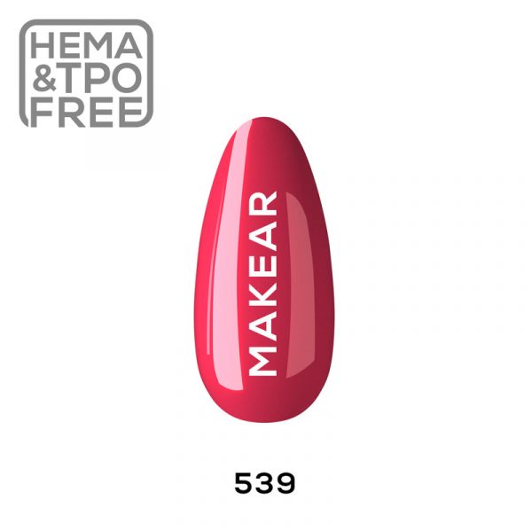 Makear gel polish 539 on tip