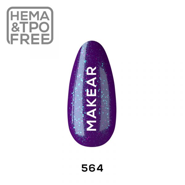 Makear gel polish 564 on tip