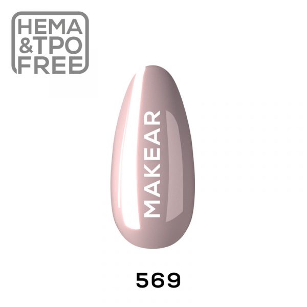 Makear gel polish 569 on tip