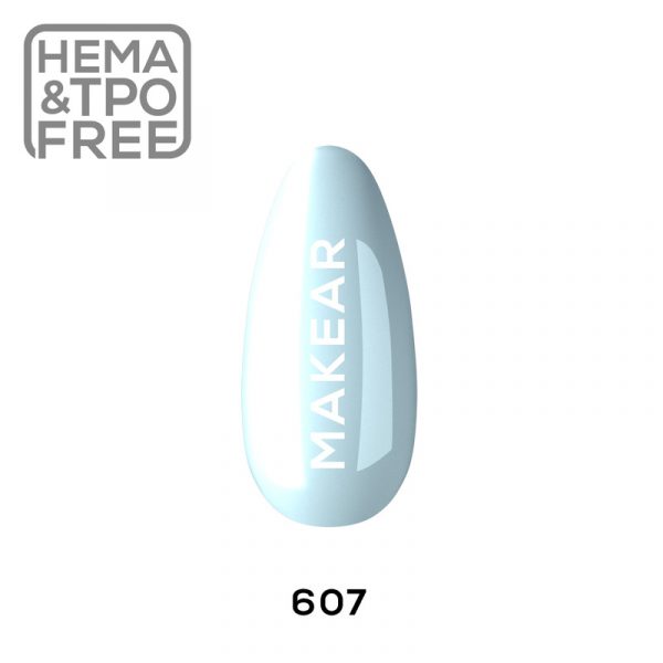 Makear gel polish 607 on tip
