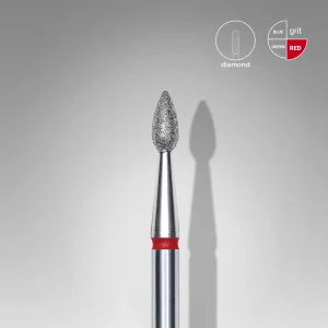 Stalex Pro Diamond Nail Drill Bit Drop Red