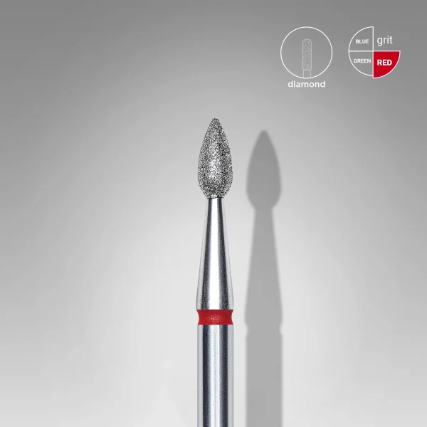 Stalex Pro Diamond Nail Drill Bit Drop Red