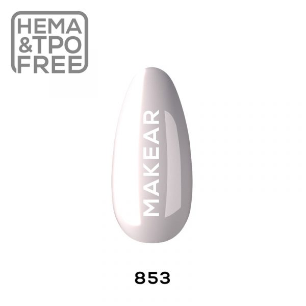 Makear gel polish 853 on nail