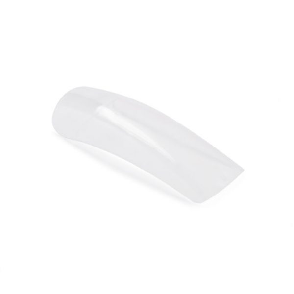 Nail tips Half well Clear 100pcs