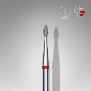 Stalex Pro Diamond Nail Drill Bit Drop Red EXPERT
